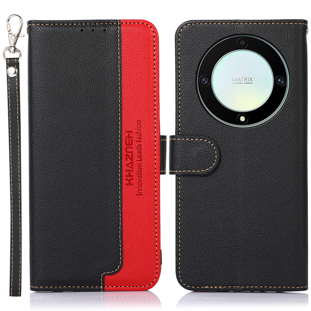 KHAZNEH For Honor X9a 5G/X40 5G/Magic5 Lite 5G RFID Blocking Stand Wallet Cover Anti-Scratch Litchi Texture Leather Phone Case KHAZNEH For Honor X9a 5G/X40 5G/Magic5 Lite 5G RFID Blocking Stand Wallet Cover Anti-Scratch Litchi Texture Leather Phone Case